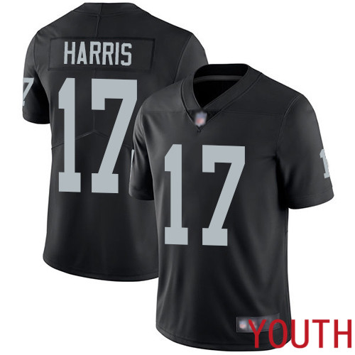 Oakland Raiders Limited Black Youth Dwayne Harris Home Jersey NFL Football #17 Vapor Untouchable Jersey->women nfl jersey->Women Jersey